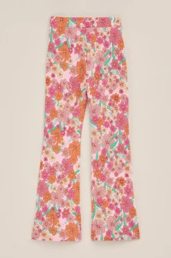 Meisjes flared legging met dessin