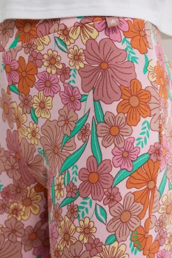 Meisjes flared legging met dessin