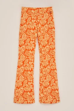 Meisjes flared legging met dessin