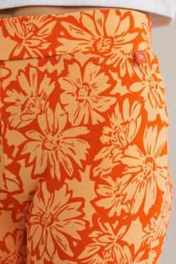 Meisjes flared legging met dessin