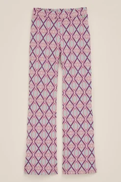 Meisjes flared legging met dessin