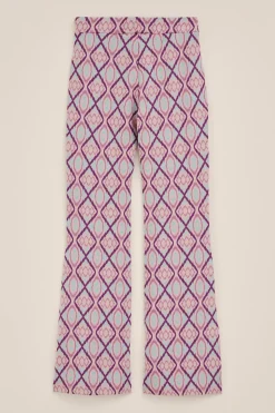 Meisjes flared legging met dessin