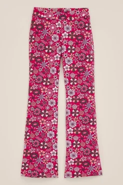 Meisjes flared legging met dessin