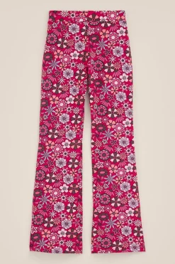 Meisjes flared legging met dessin