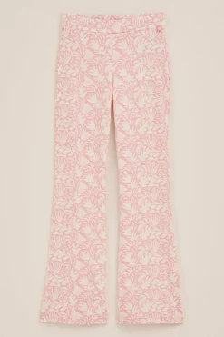 Meisjes flared legging met dessin