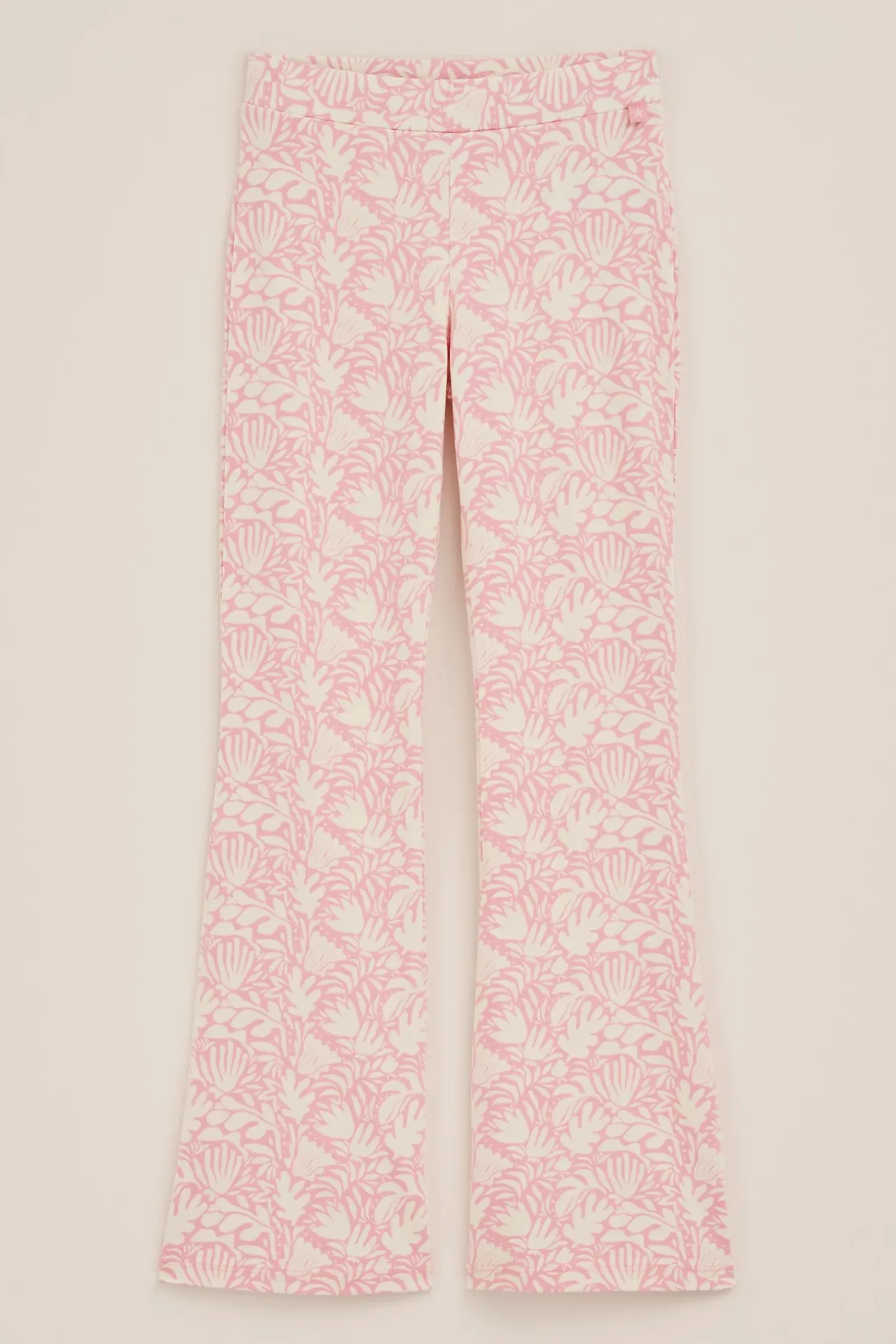 Meisjes flared legging met dessin
