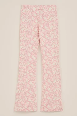 Meisjes flared legging met dessin