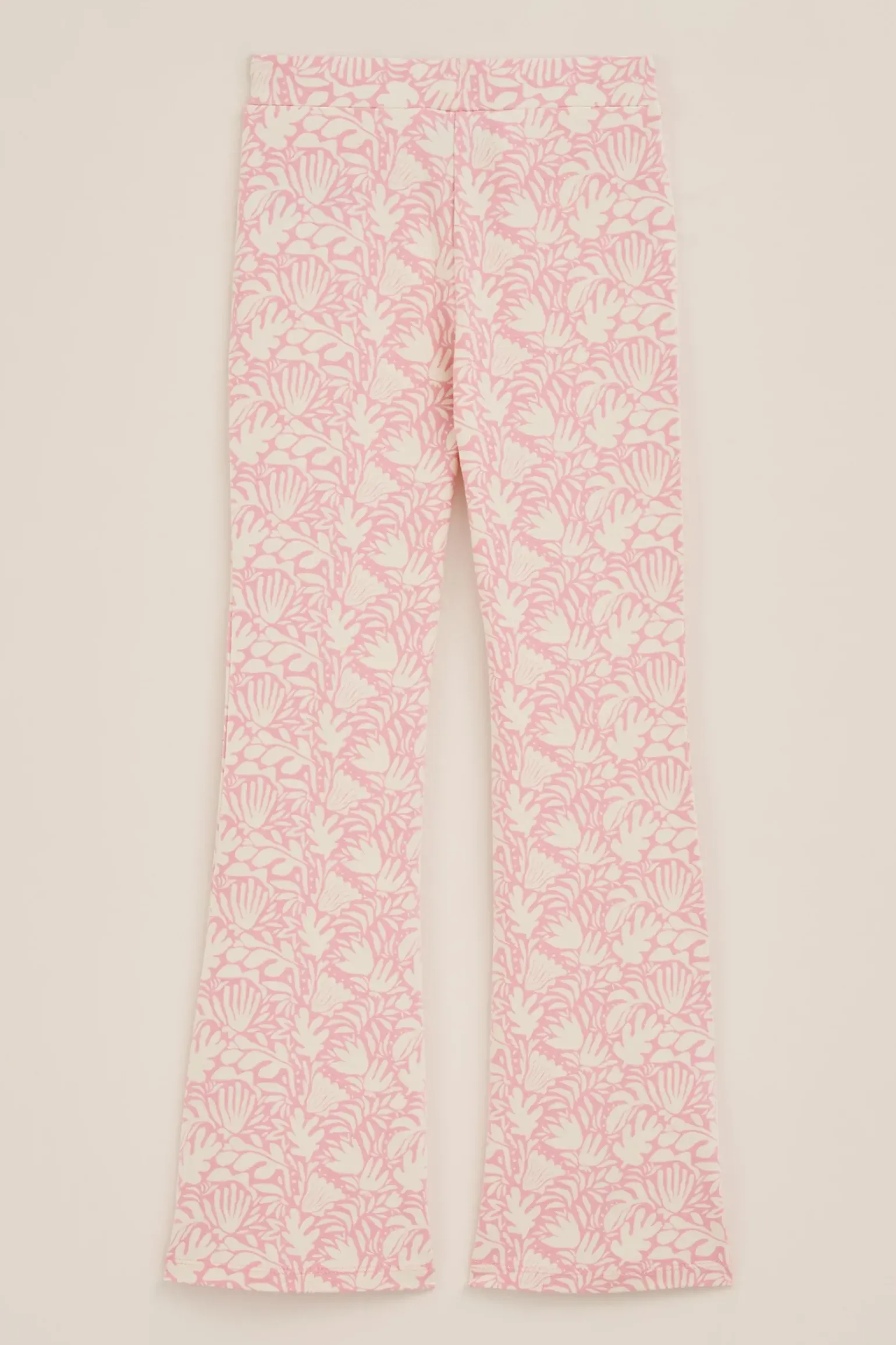Meisjes flared legging met dessin