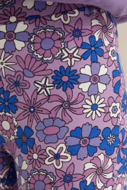 Meisjes flared legging met dessin