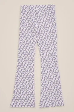 Meisjes flared legging met dessin