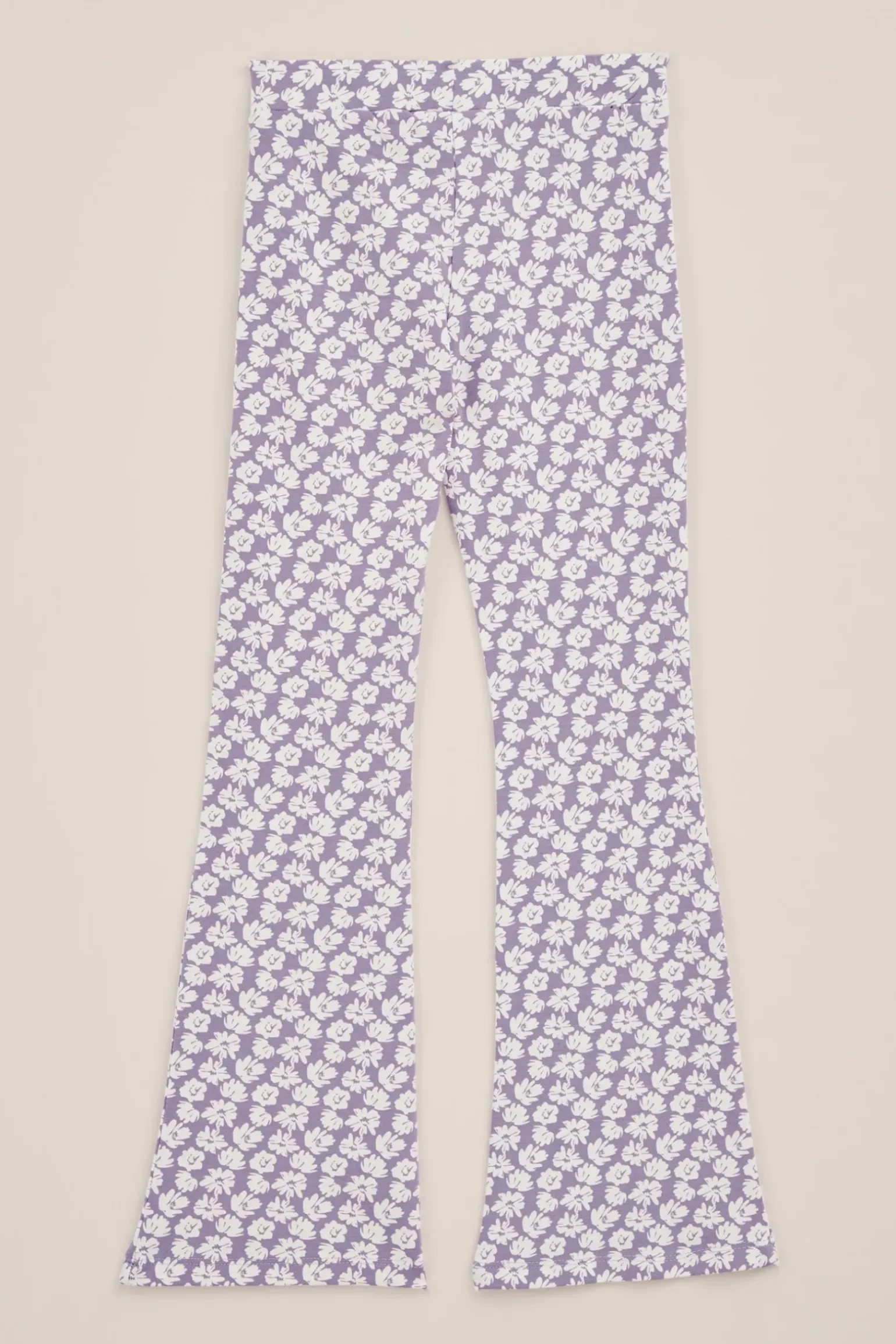 Meisjes flared legging met dessin