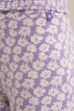 Meisjes flared legging met dessin