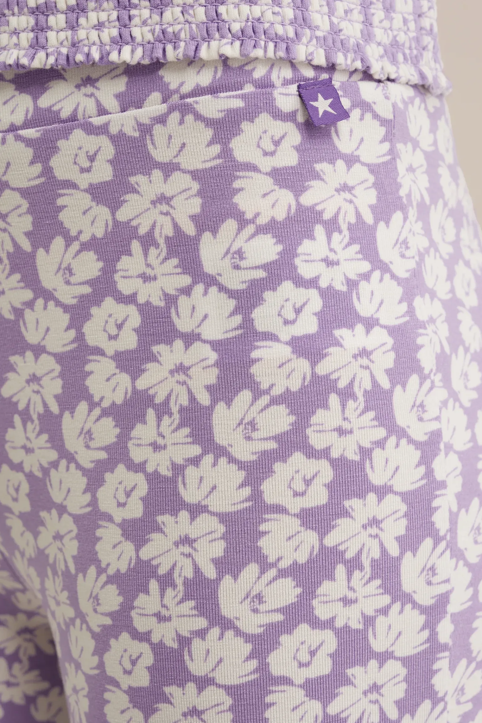Meisjes flared legging met dessin