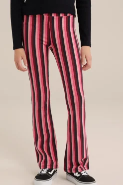 Meisjes flared legging met dessin