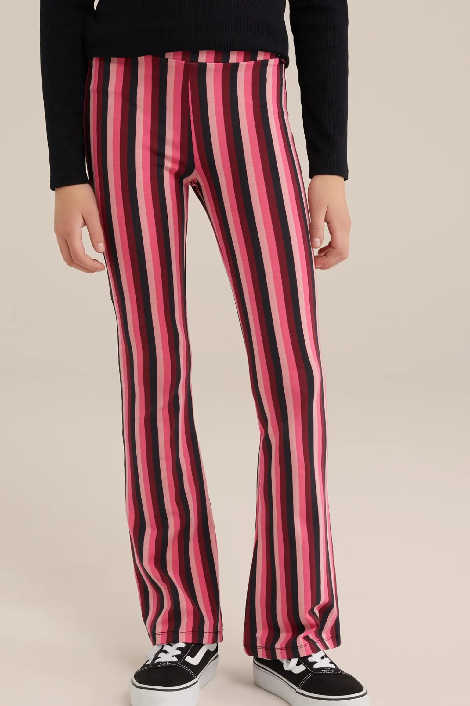 Meisjes flared legging met dessin