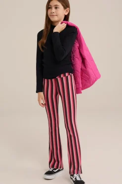 Meisjes flared legging met dessin