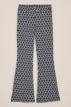 Meisjes flared legging met dessin