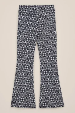 Meisjes flared legging met dessin