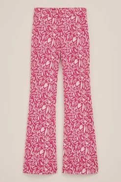 Meisjes flared legging met dessin