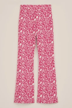Meisjes flared legging met dessin