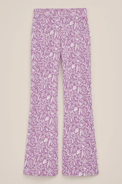 Meisjes flared legging met dessin