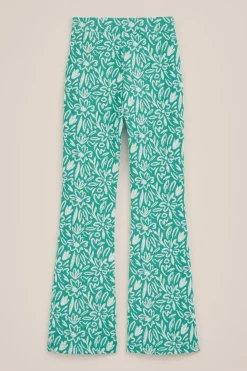 Meisjes flared legging met dessin