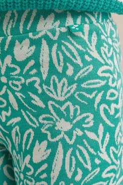Meisjes flared legging met dessin