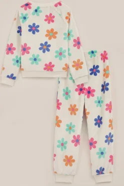 Meisjes fleece pyjama met dessin