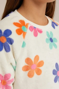 Meisjes fleece pyjama met dessin