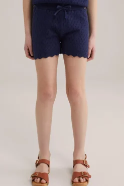 Meisjes gebreide short
