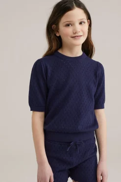 Meisjes gebreide top