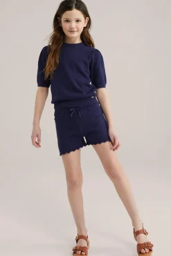 Meisjes gebreide top