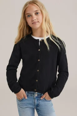 Meisjes gebreide vest