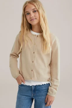 Meisjes gebreide vest
