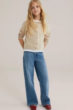 Meisjes gebreide vest