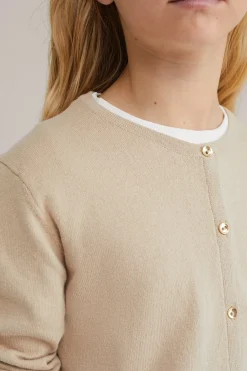 Meisjes gebreide vest