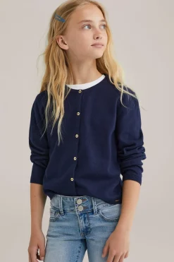 Meisjes gebreide vest
