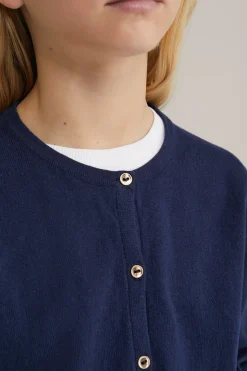 Meisjes gebreide vest