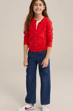 Meisjes gebreide vest