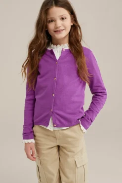 Meisjes gebreide vest