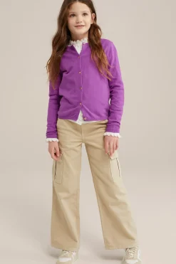 Meisjes gebreide vest