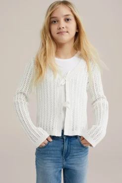 Meisjes gebreid vest