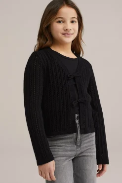 Meisjes gebreid vest