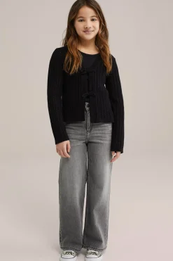 Meisjes gebreid vest