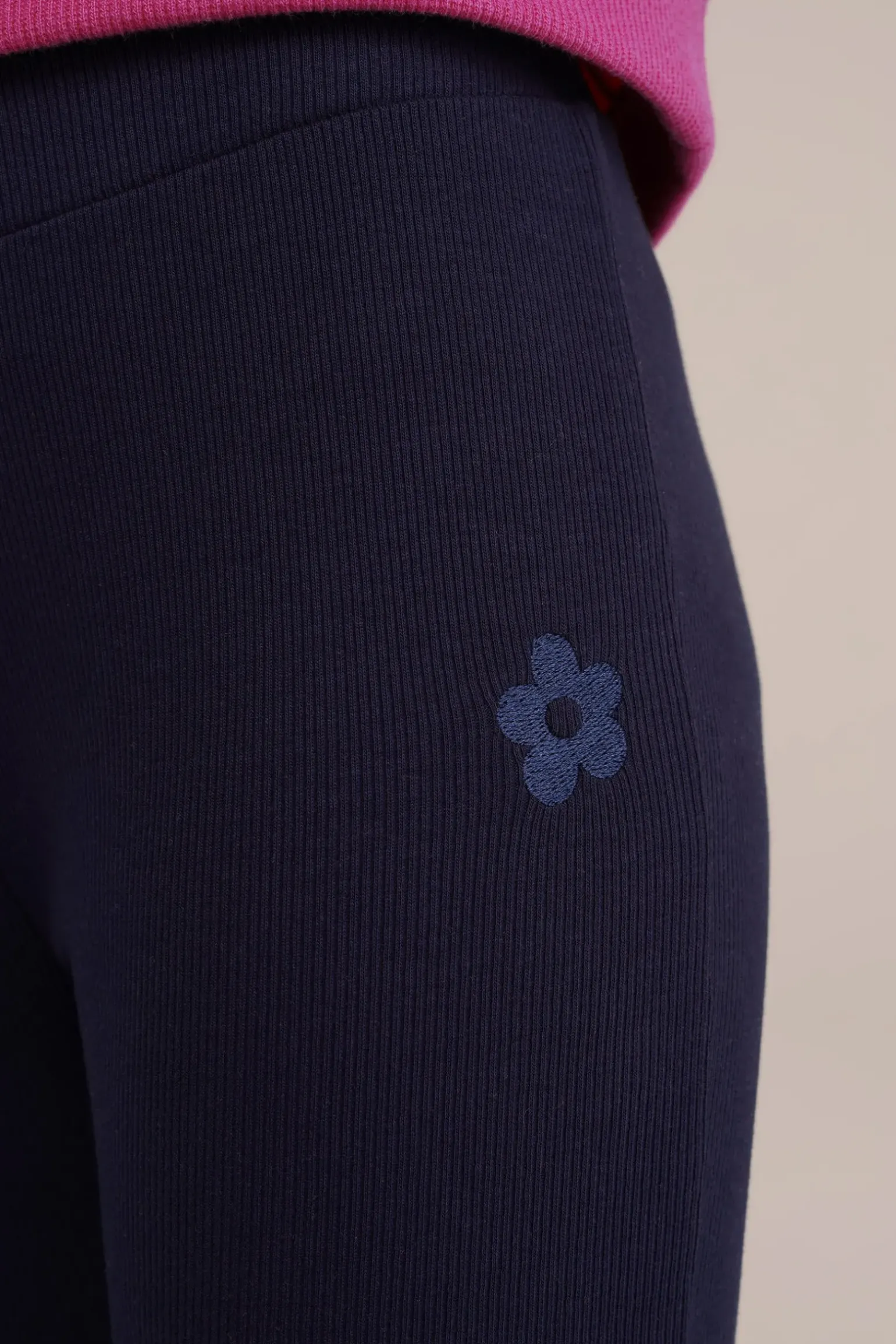 Meisjes geribde legging