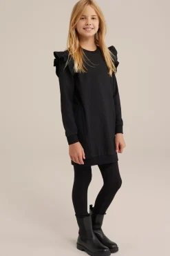 Meisjes geribde legging