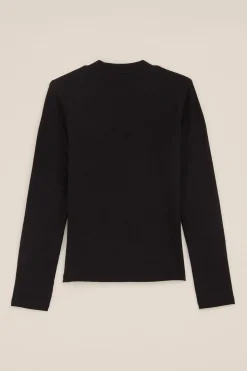 Meisjes geribd T-shirt