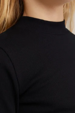 Meisjes geribd T-shirt