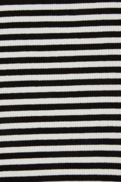 Meisjes geribd T-shirt met ruches