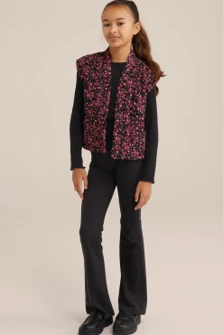 Meisjes gilet met dessin